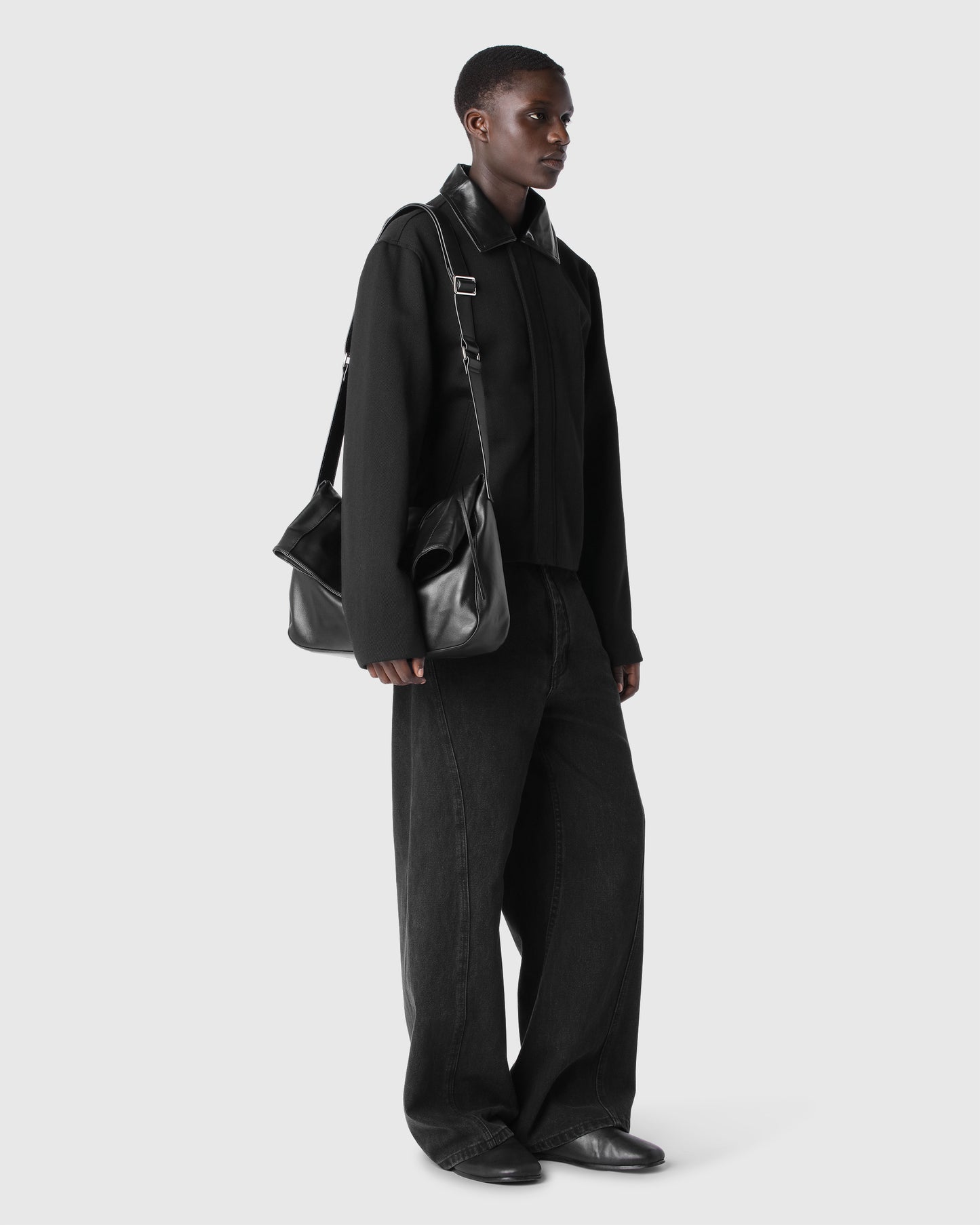 'GORM' CROSS-BODY LEATHER BAG