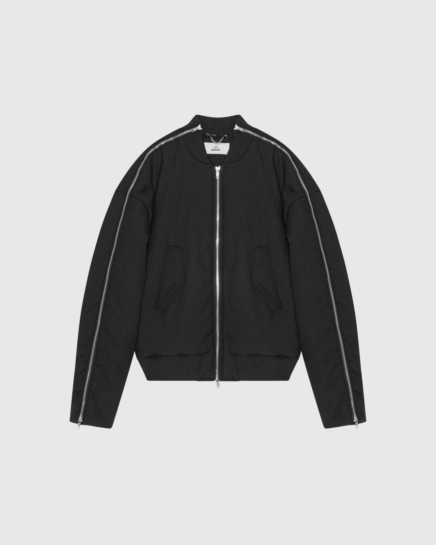'BORAN' ZIP WOOL BOMBER