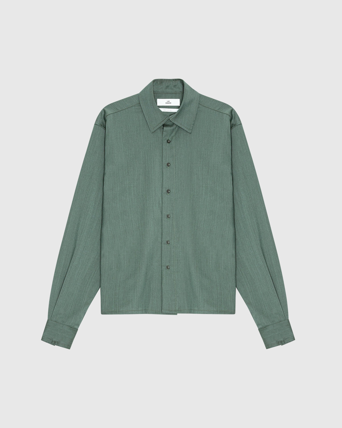 Kossou' Sage Cropped Dress Shirt – Lac Demure