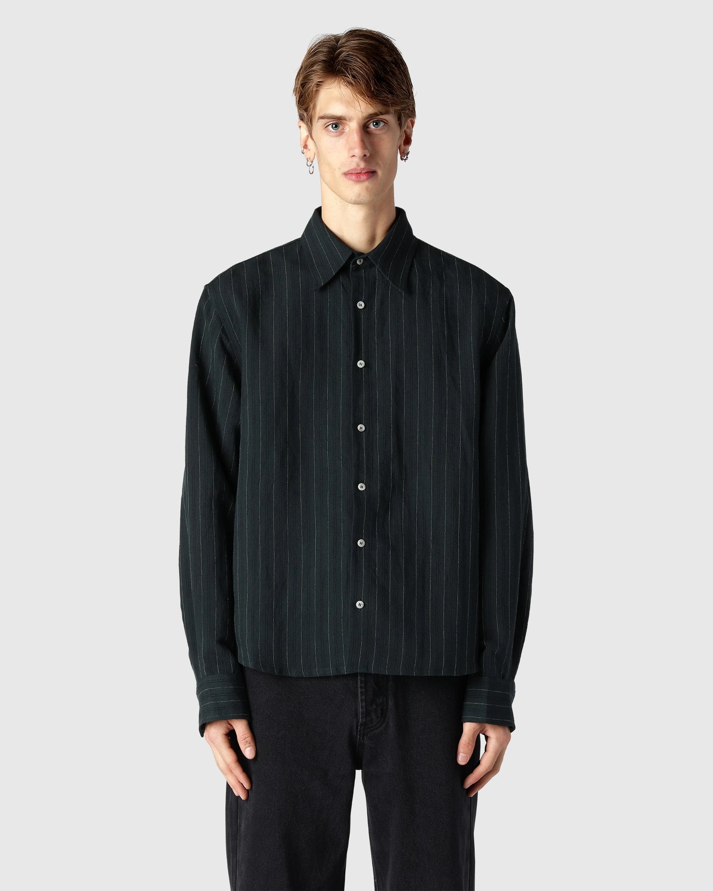 'Albert' Pine Poplin Overshirt