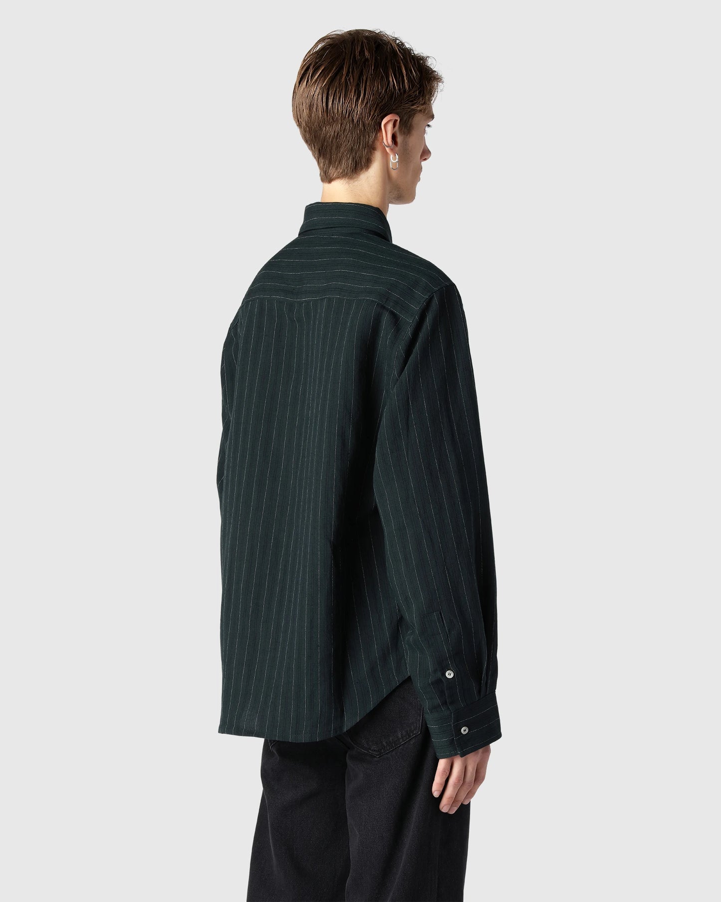 'Albert' Pine Poplin Overshirt