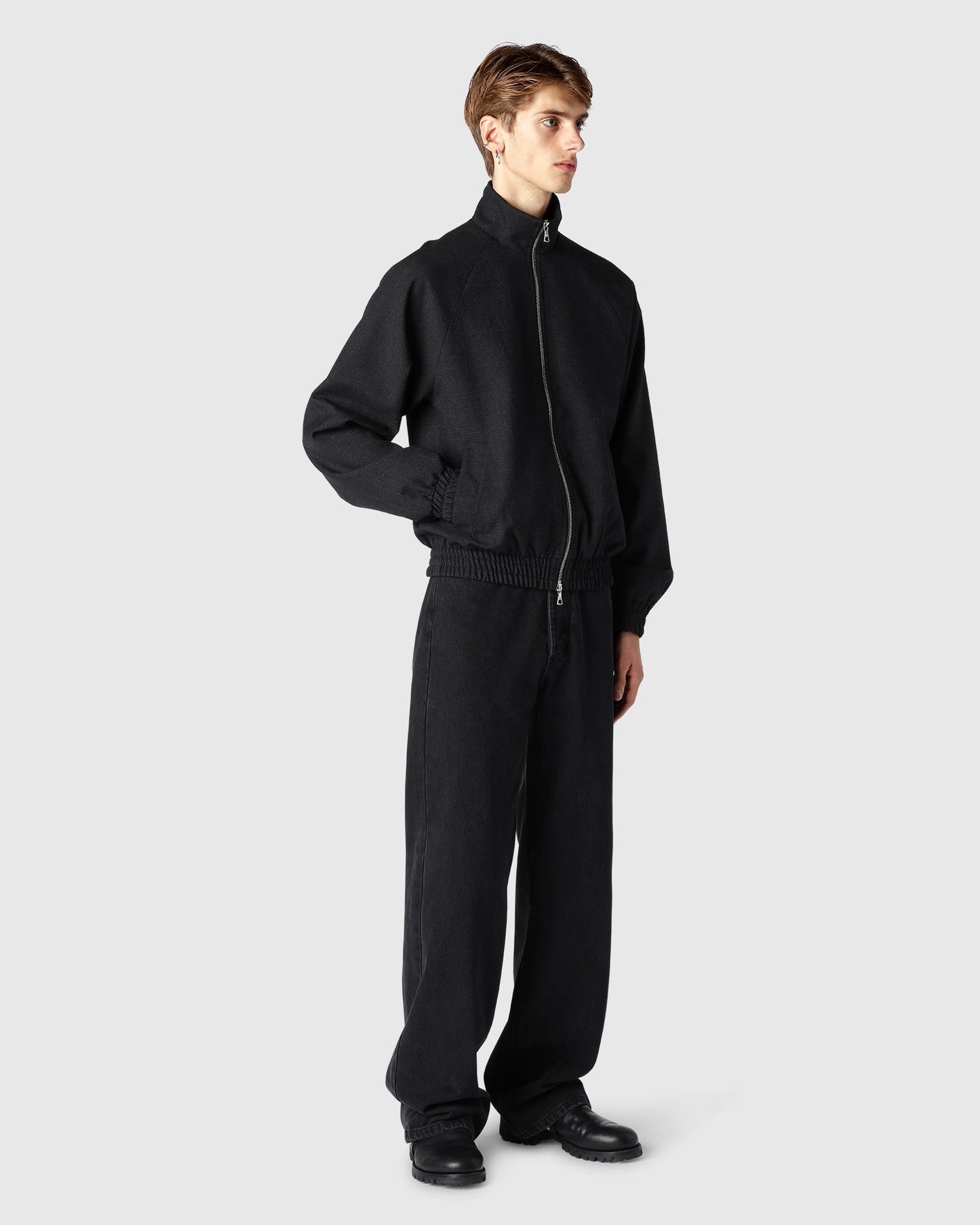 'Frank' Onyx Wool Jacket