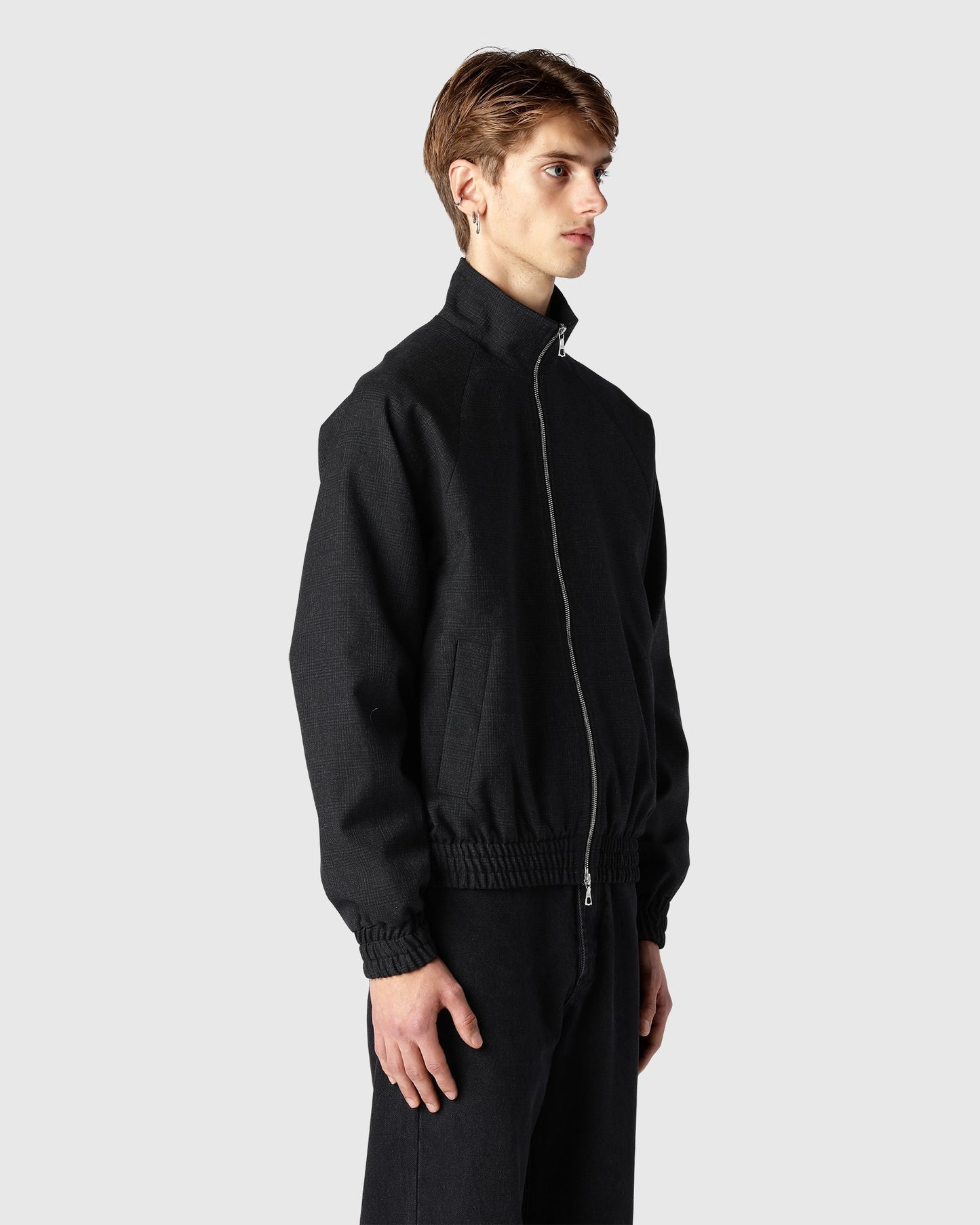 'Frank' Onyx Wool Jacket