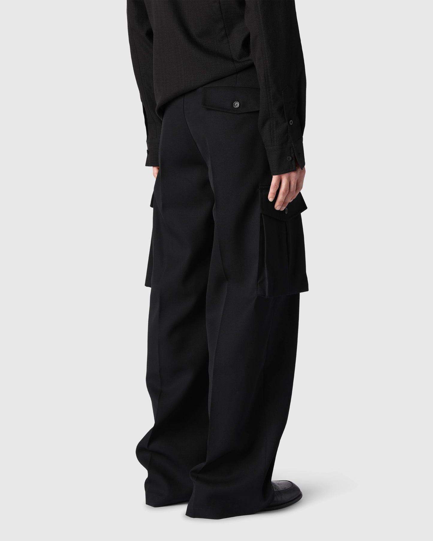 'Marvin' Wool Cargo Trousers