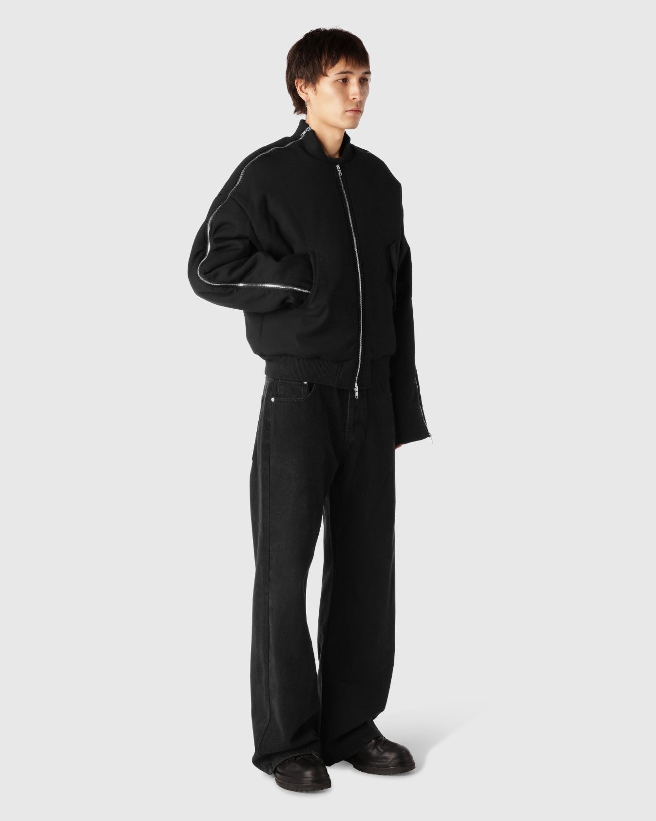 'BORAN' ZIP WOOL BOMBER