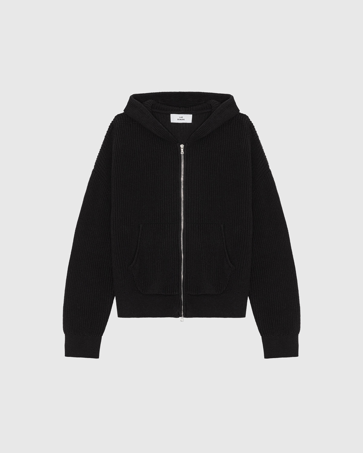 "FISHERMAN" INK CROPPED ZIP HOODIE
