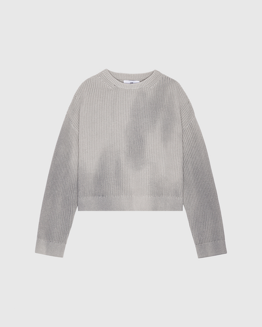 'PEROZ' DYED SWEATER SMOKE