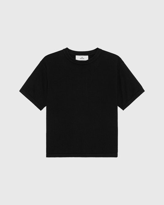 'VESTER' INK KNITTED T-SHIRT