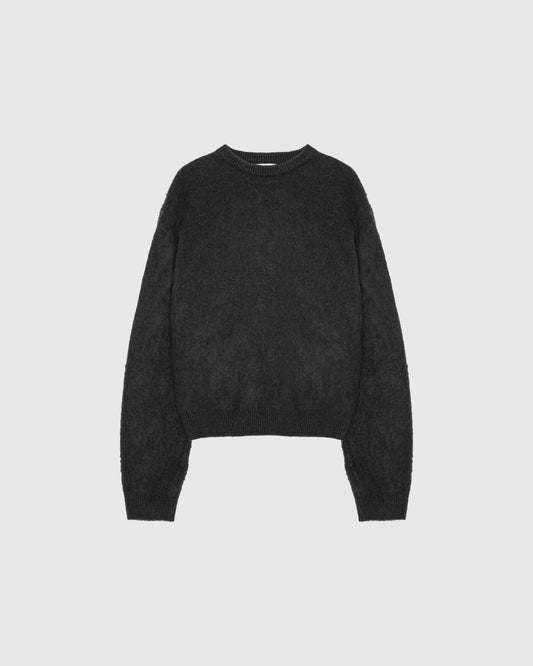 'OSWALD' INK MOHAIR SWEATER