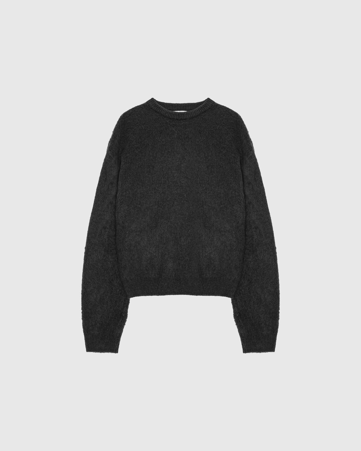 'OSWALD' INK MOHAIR SWEATER
