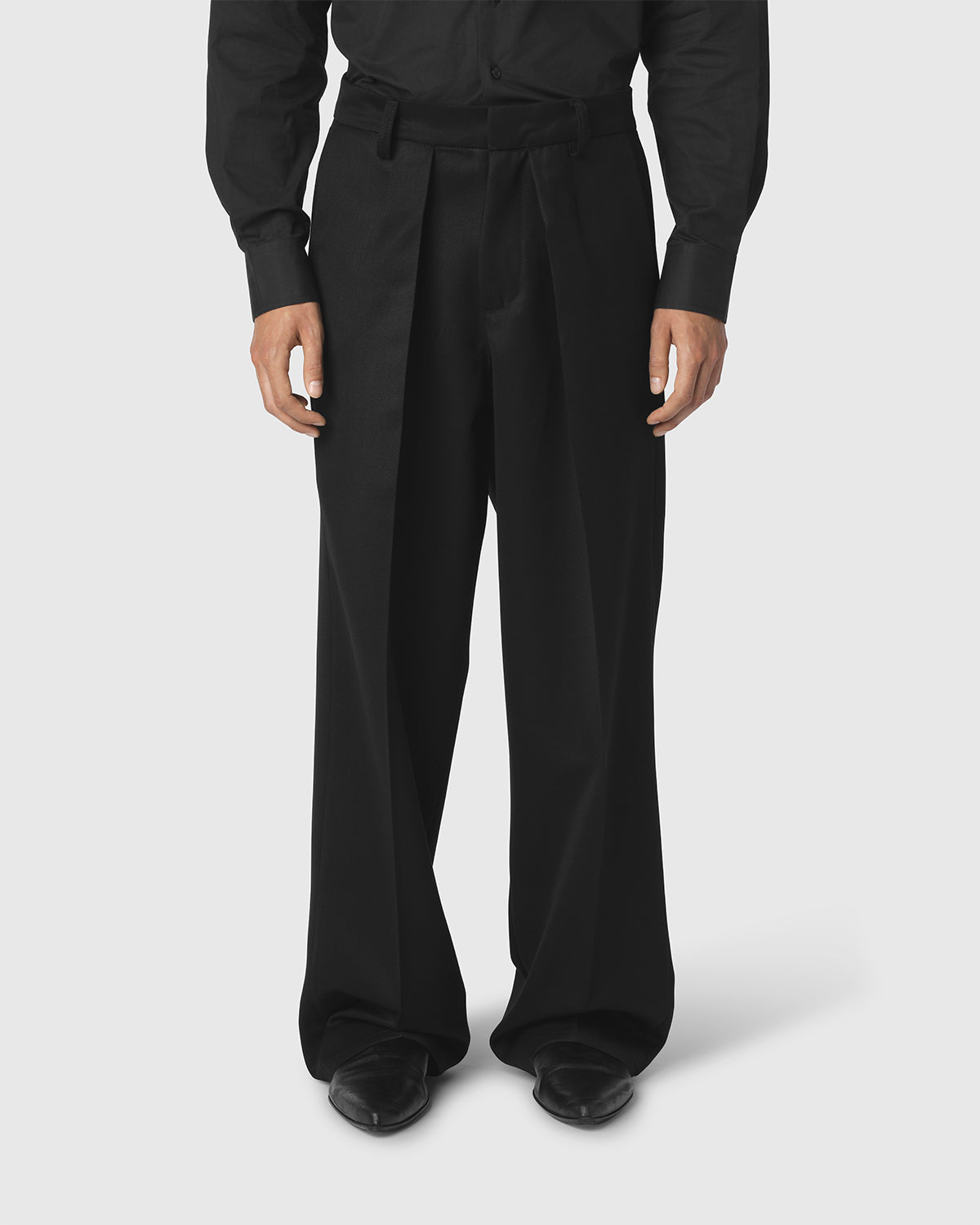 'VOLTA' SIX POCKET WOOL TROUSERS