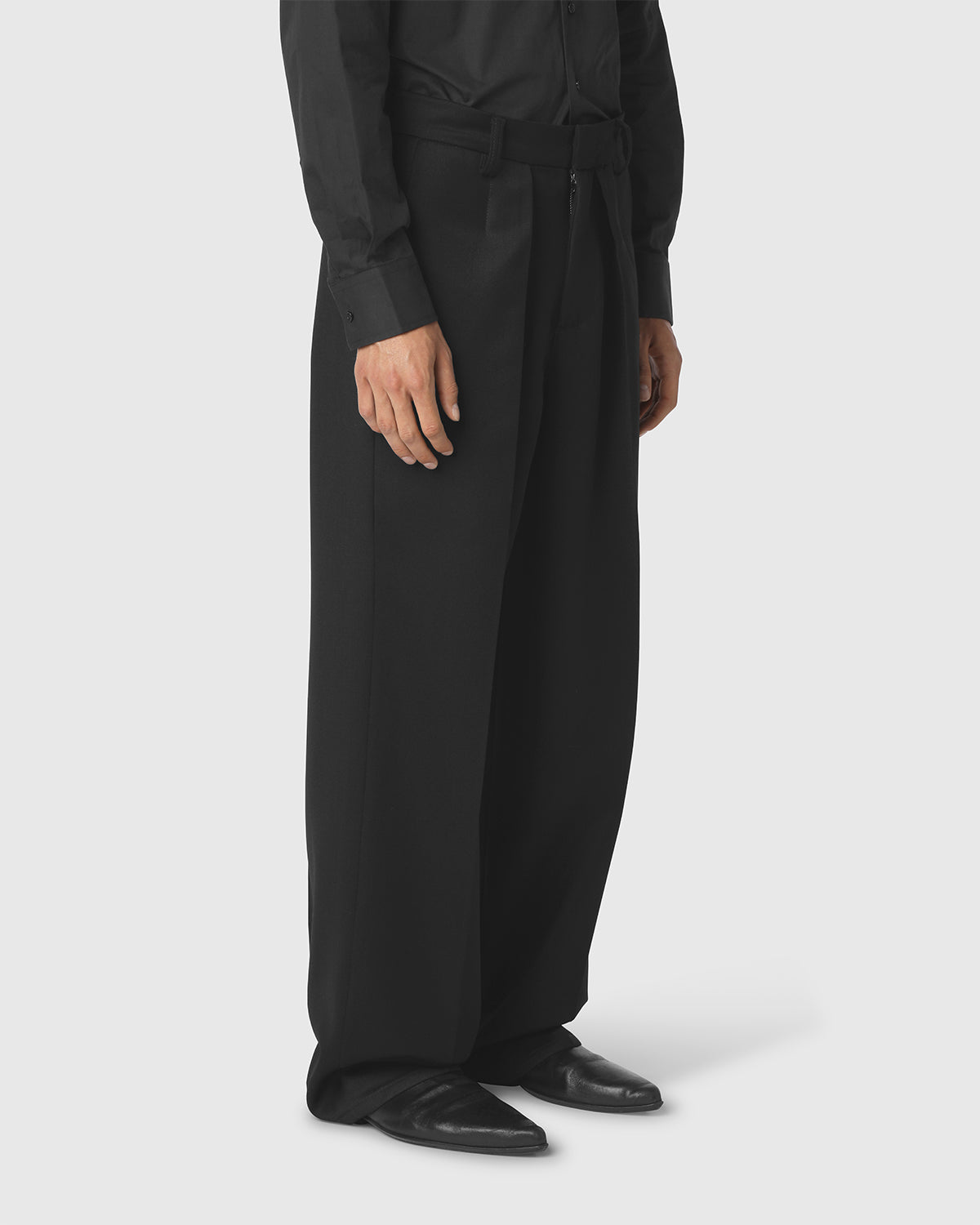 'VOLTA' SIX POCKET WOOL TROUSERS