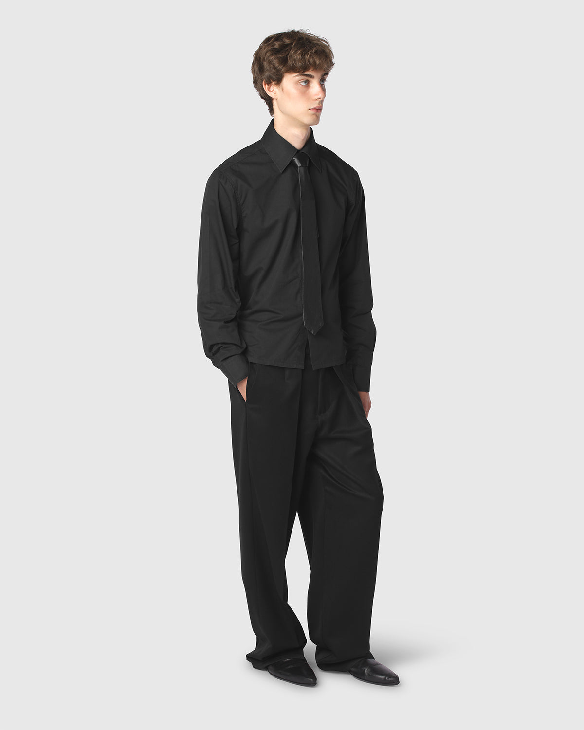 'VOLTA' SIX POCKET WOOL TROUSERS