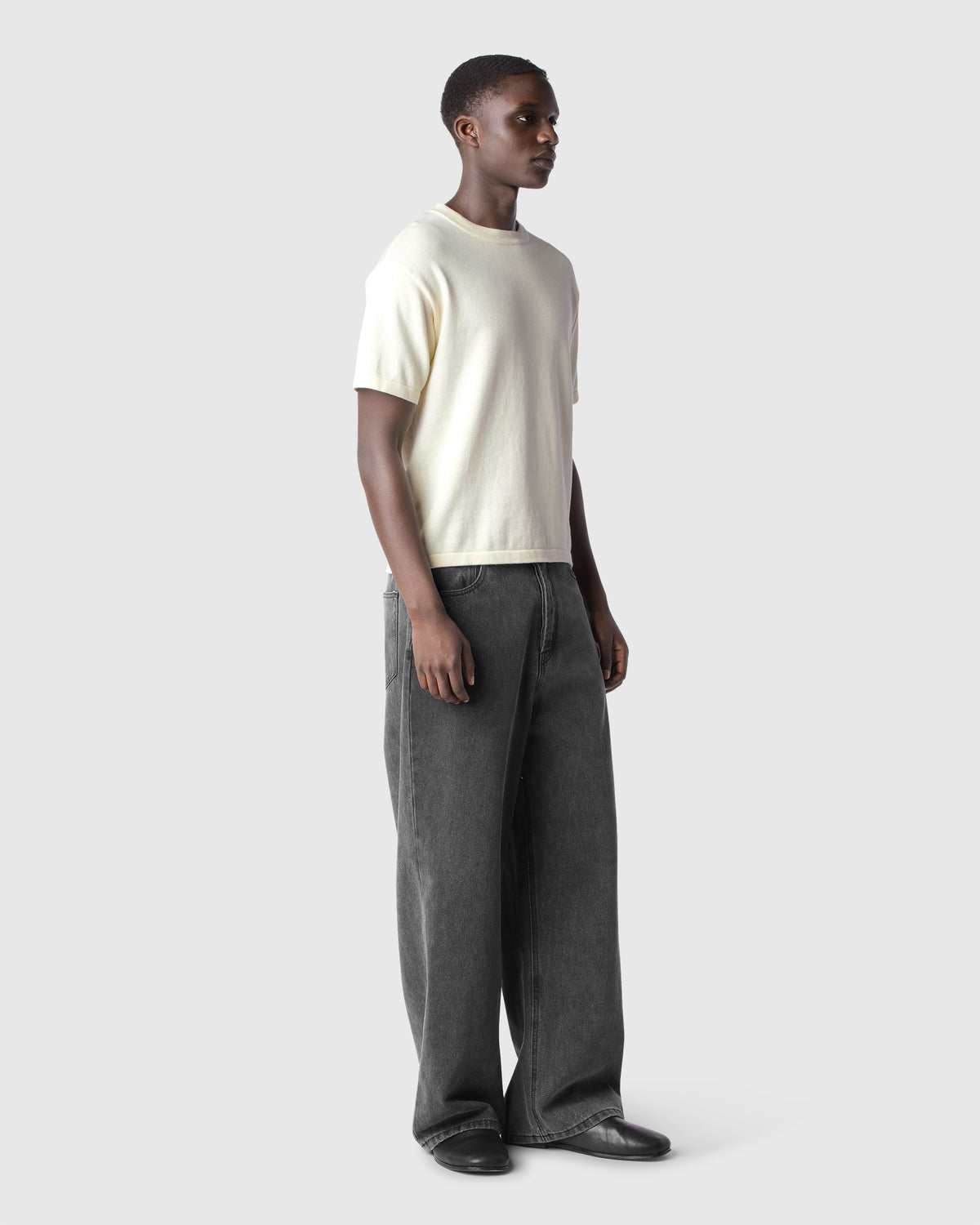 'DARIUS' ASH BAGGY JEANS