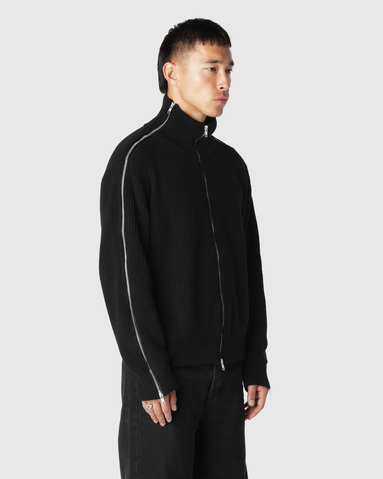 'BORAN' ZIP CARDIGAN