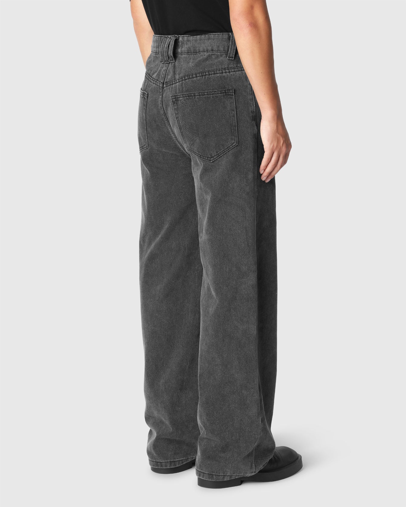 ‘MOLARD’ ASH WIDE LEG JEANS