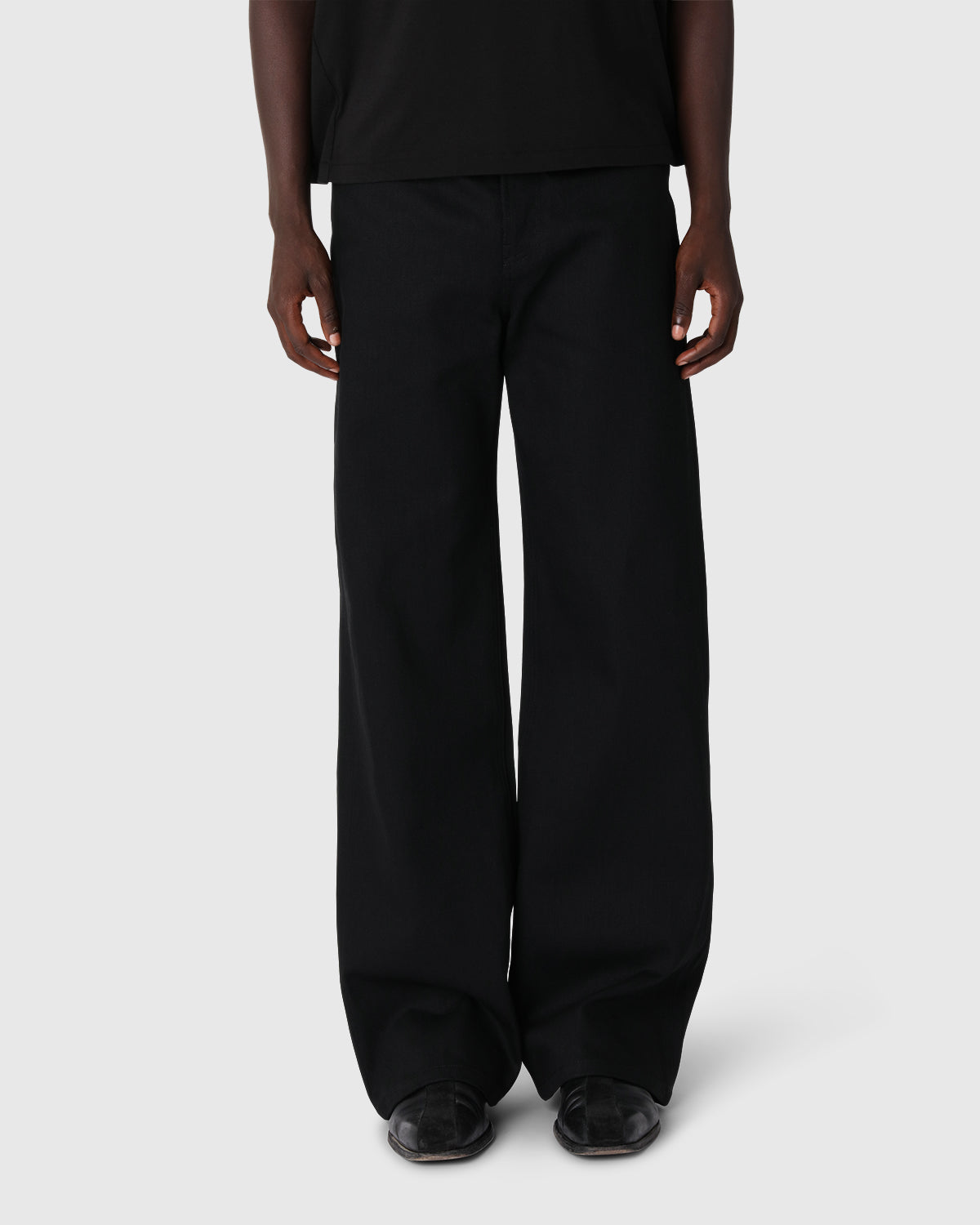 ‘Elme’ Raw 14oz Bootcut Jeans