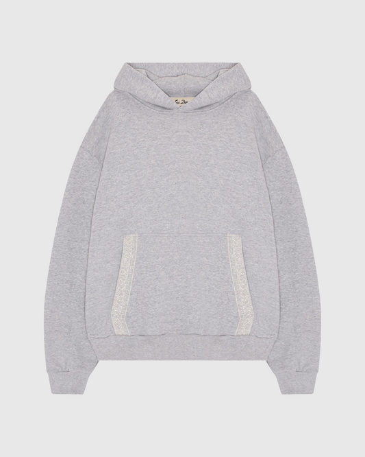 "HEATHER" STANDARD EMBROIDED POCKET HOODIE