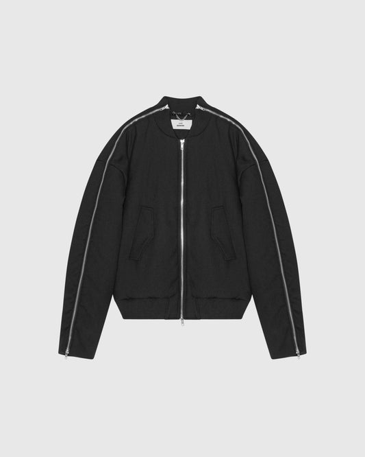 'BORAN' ZIP WOOL BOMBER