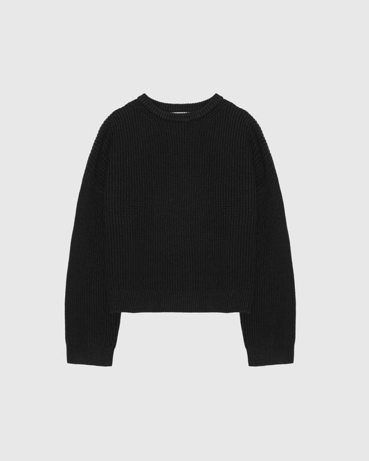'PEROZ' INK MERINO WOOL SWEATER