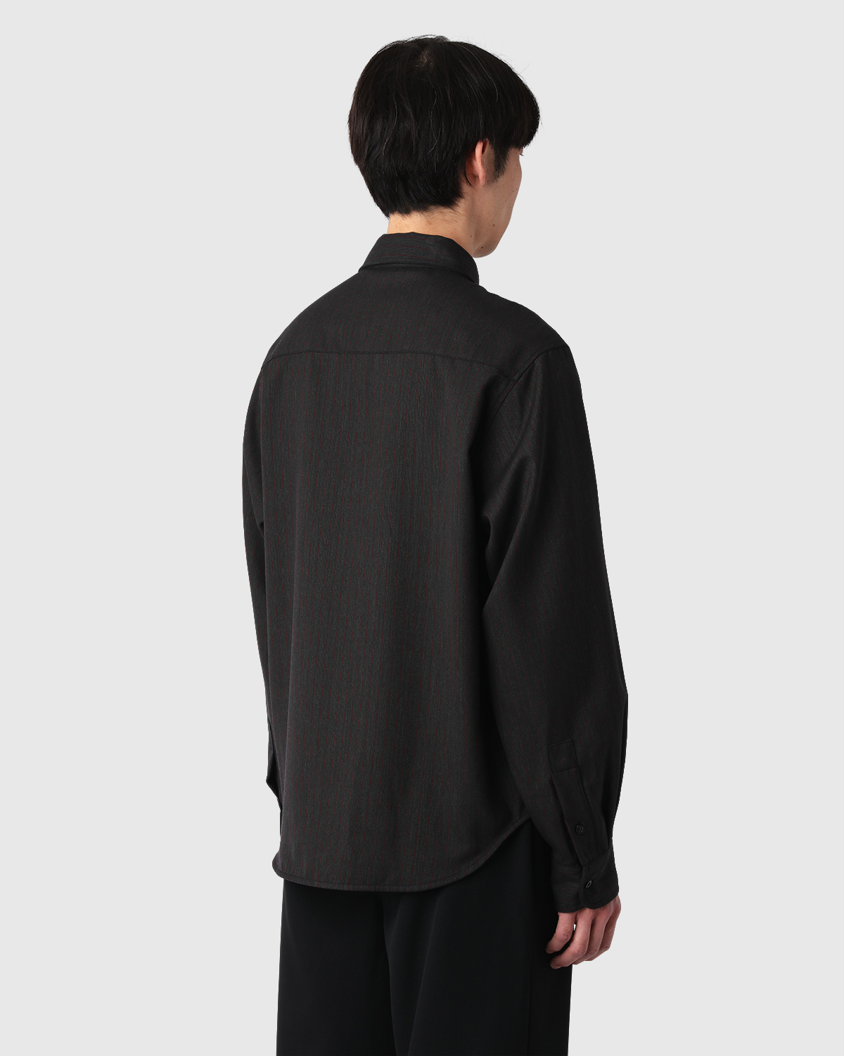 'Albert' Pinstripe Wool Shirt