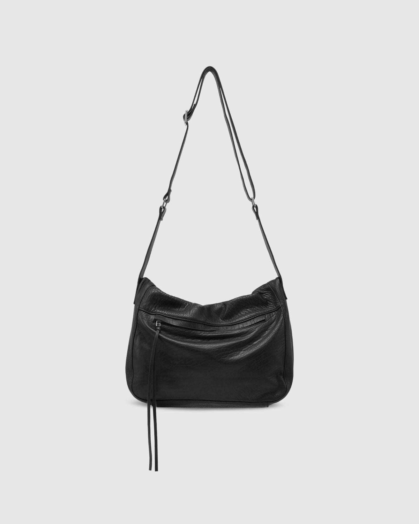'GORM' CROSS-BODY GRAIN LEATHER BAG