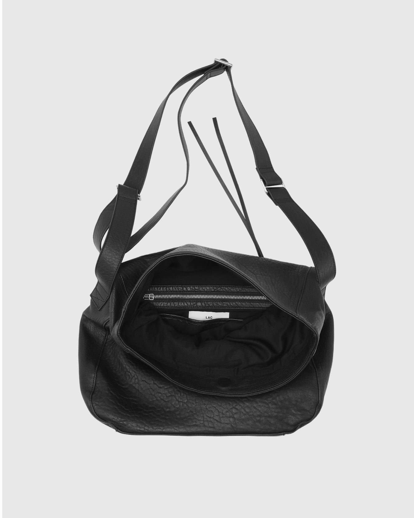 'GORM' CROSS-BODY GRAIN LEATHER BAG
