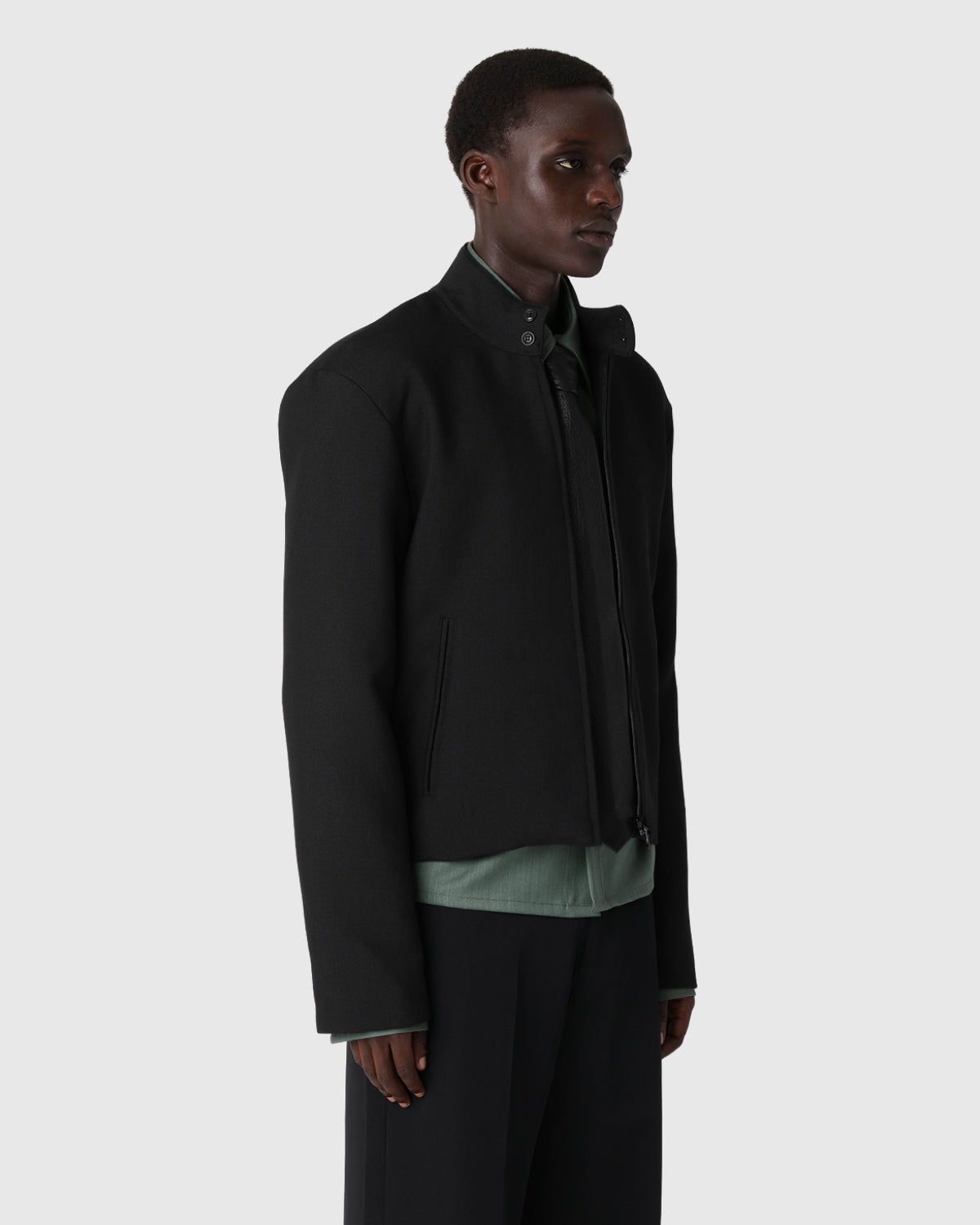 ‘Gregers’ Tailored Wool/Silk Jacket