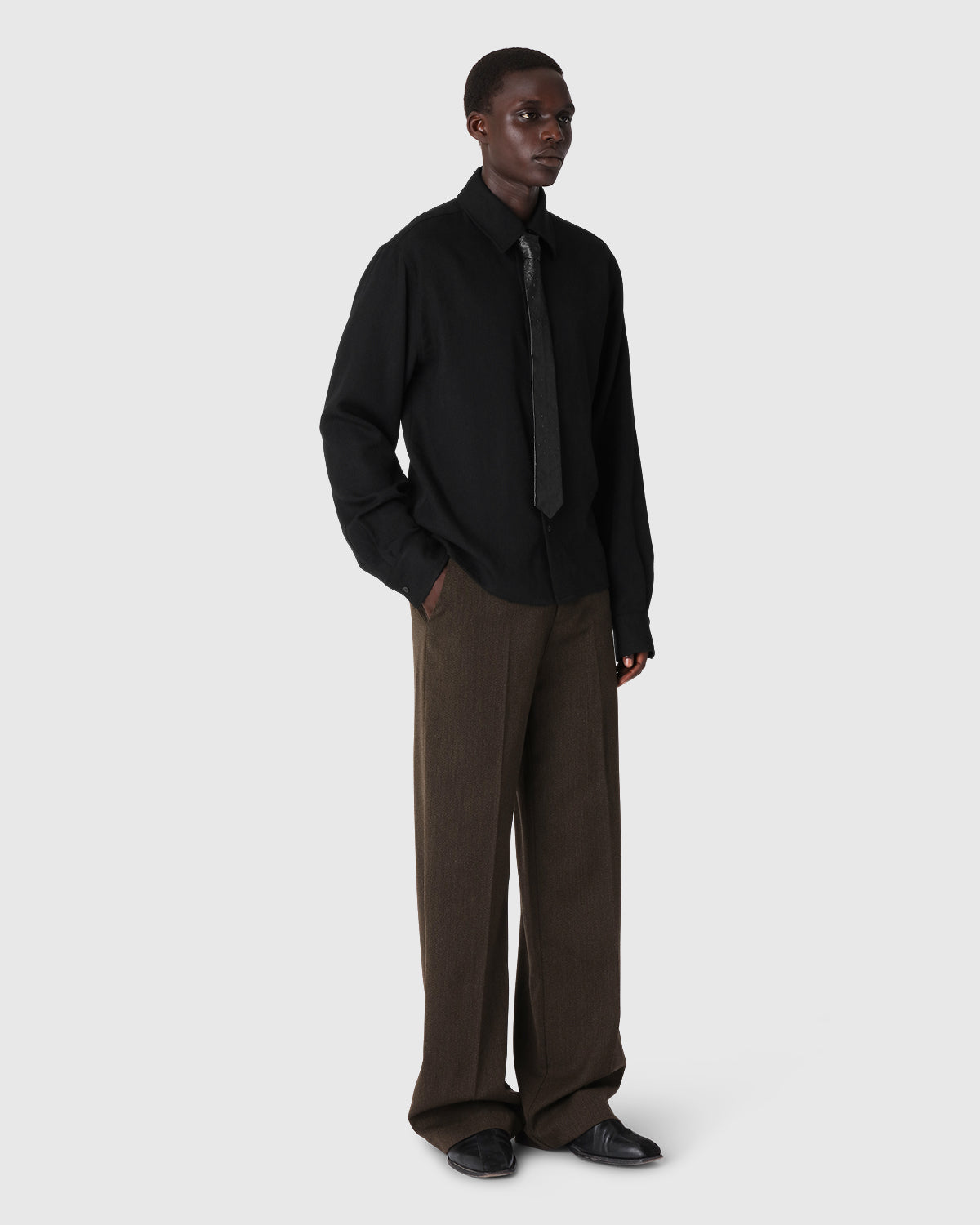 ‘Kossou’ Cropped Dress Shirt