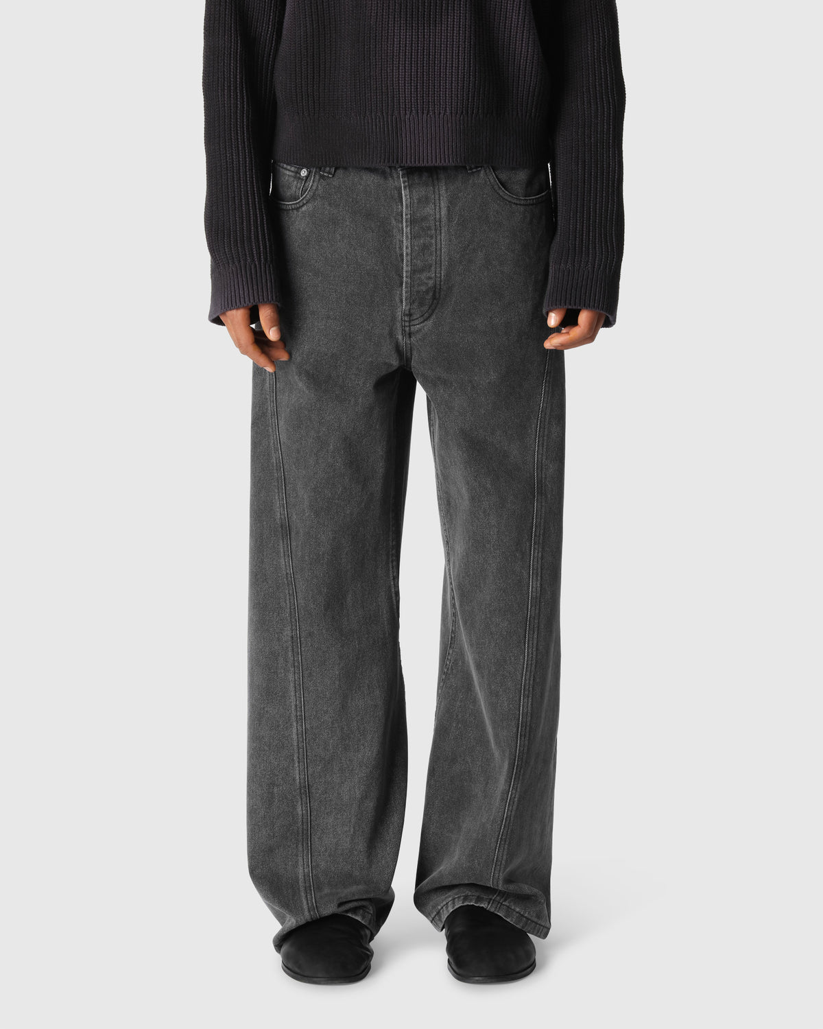 EDGAR' ASH TWISTED SEAM JEANS – Lac Demure