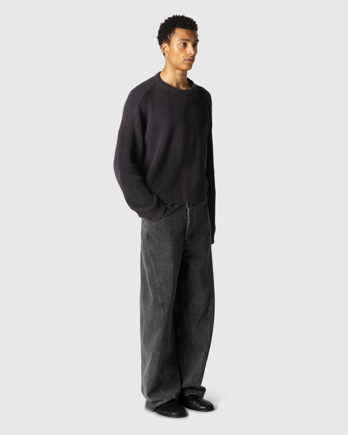 'EDGAR' ASH TWISTED SEAM JEANS