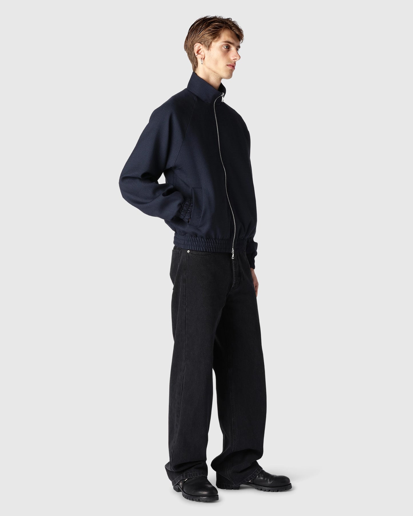 'Frank' Midnight Wool Jacket