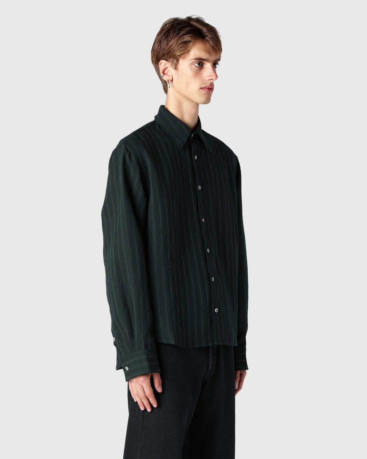 'Albert' Pine Poplin Overshirt