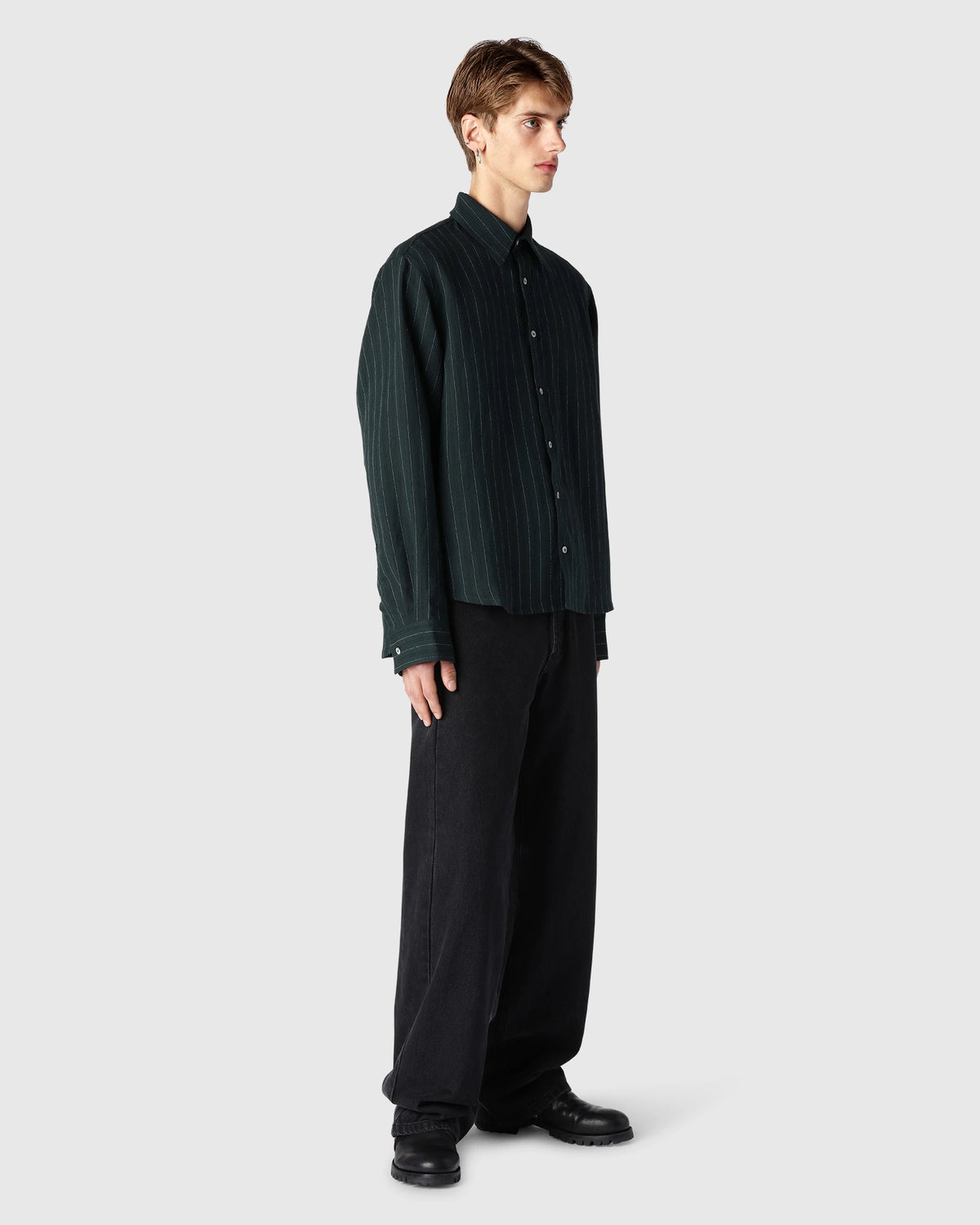 'Albert' Pine Poplin Overshirt