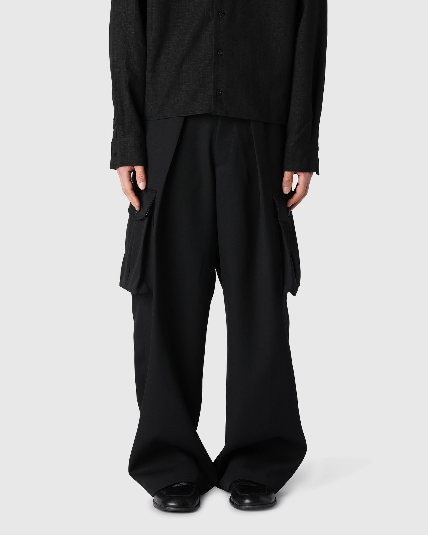 'Marvin' Wool Cargo Trousers