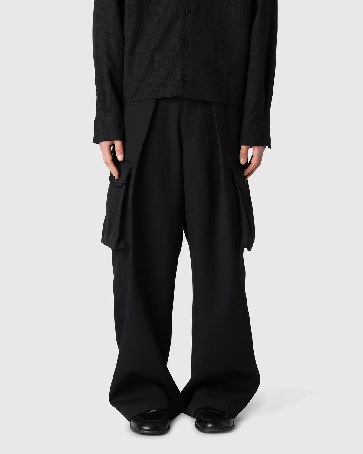 'Marvin' Wool Cargo Trousers
