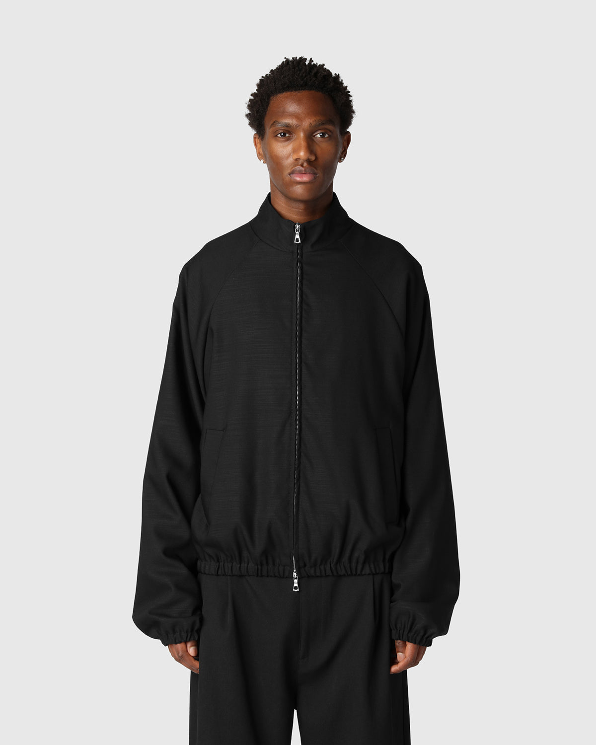 'Godfred' Wool Track Jacket