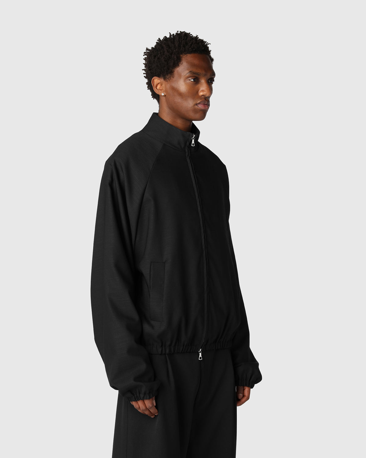'Godfred' Wool Track Jacket