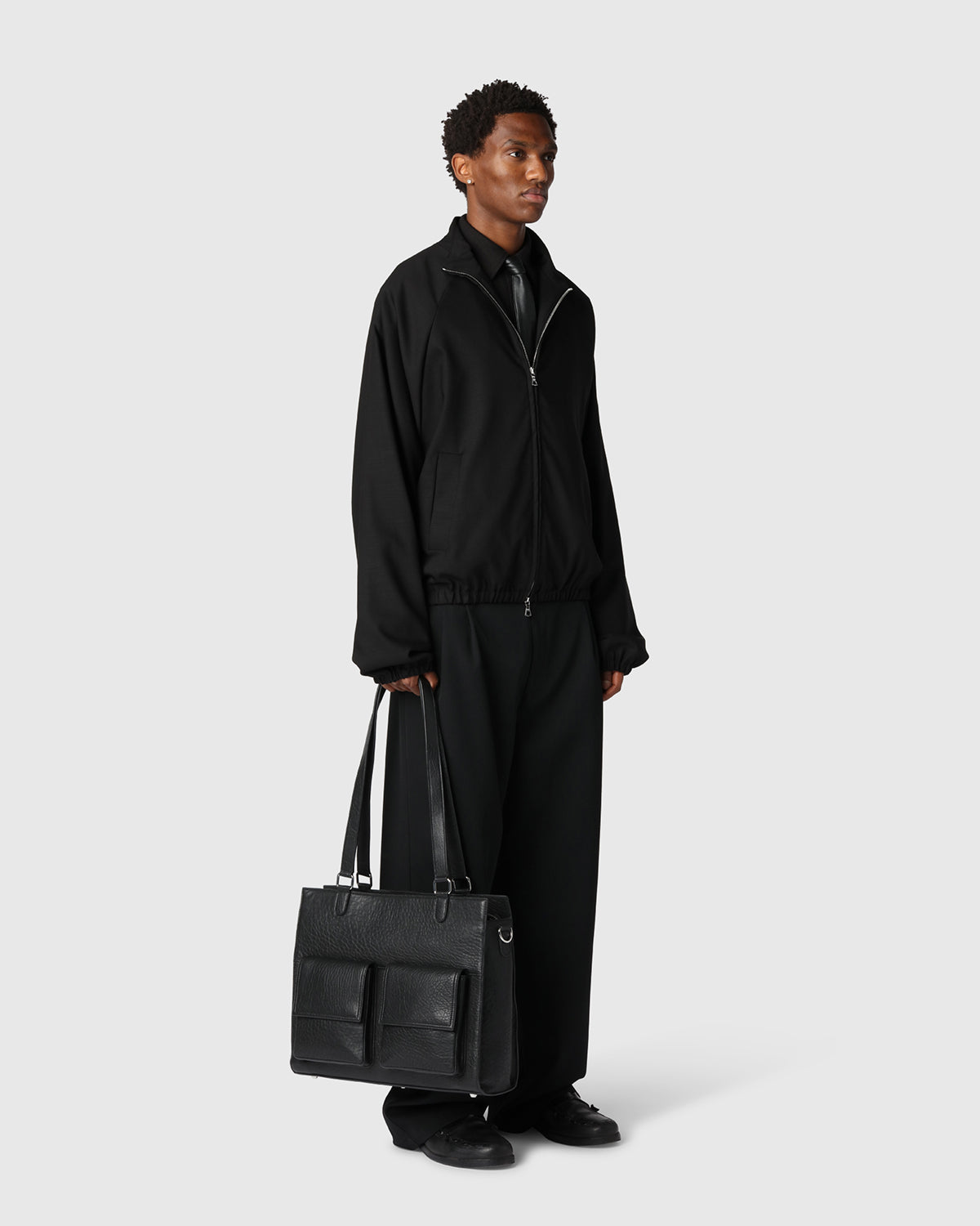 'Godfred' Wool Track Jacket