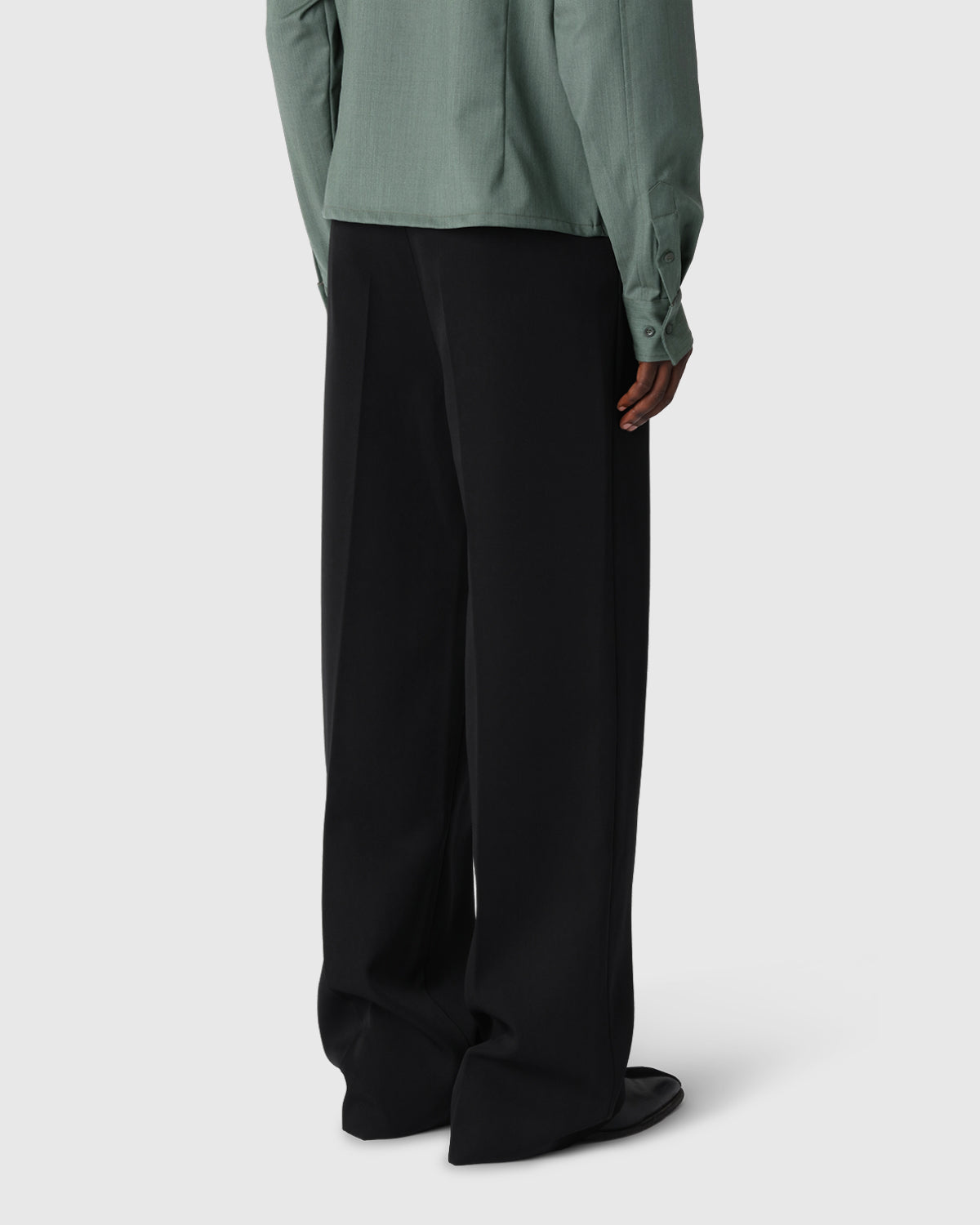 ‘Ruben’ Wide-leg Wool Trousers