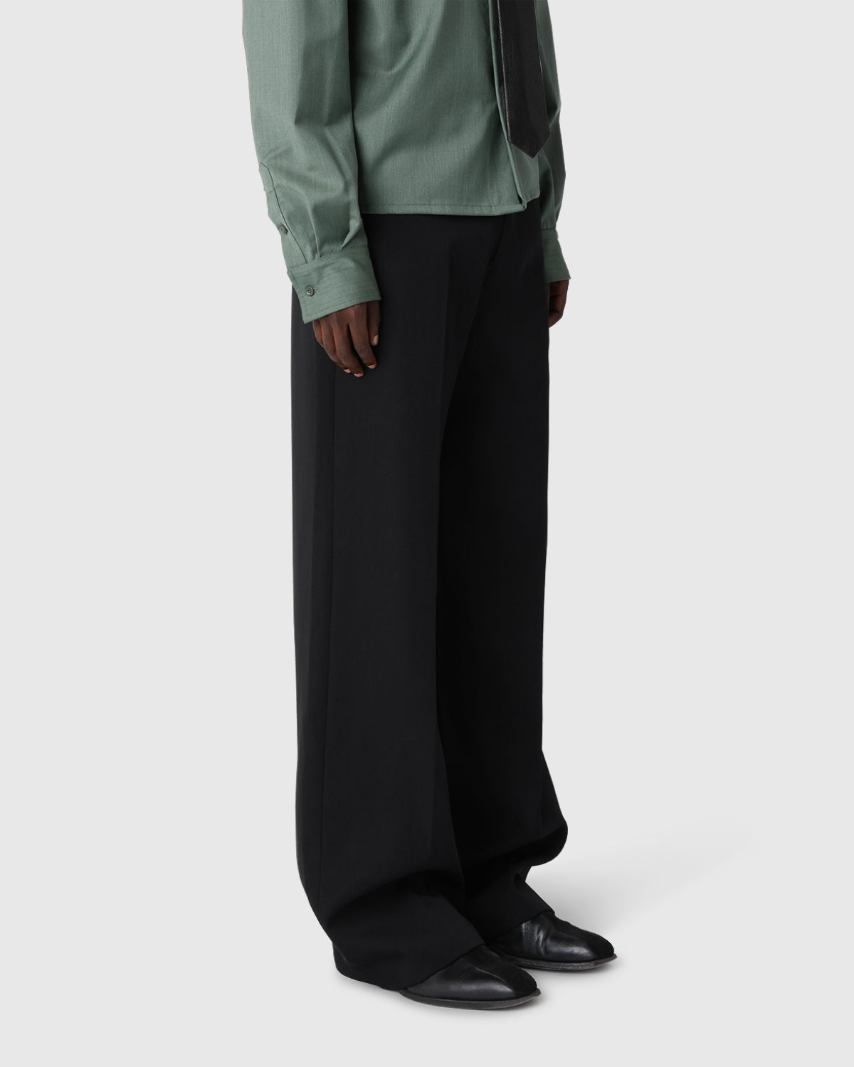 ‘Ruben’ Wide-leg Wool Trousers