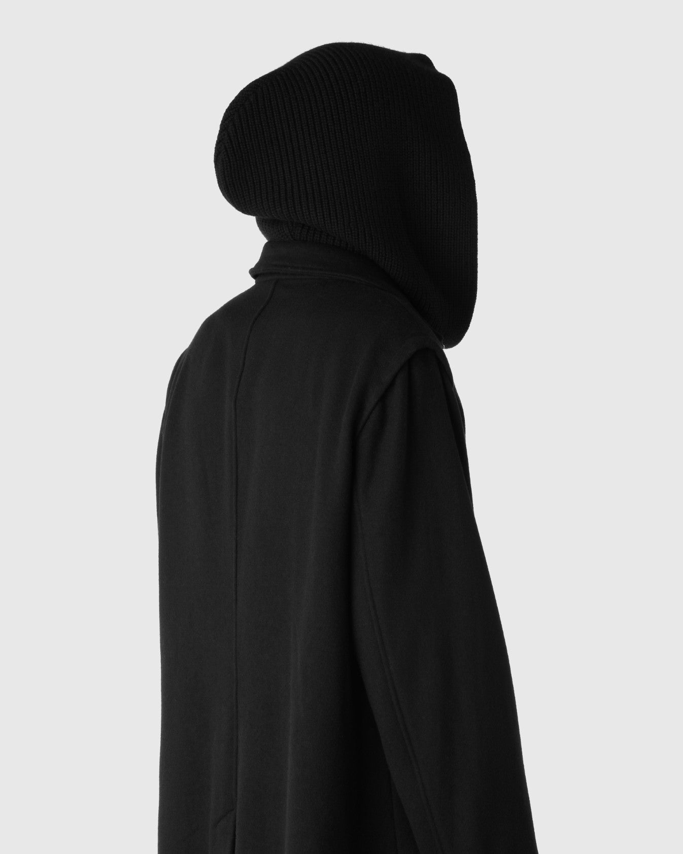 'DENT' MERINO WOOL HOOD